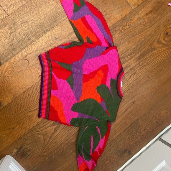 FARM Rio Abstract Scarf Sweater - Picture 5 of 5